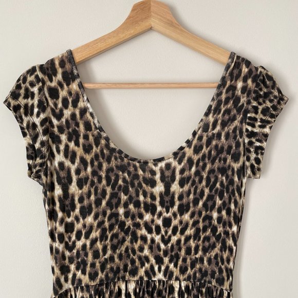 Cotton On Leopard Mini Dress Size S (AU 10) - Picture 2 of 9